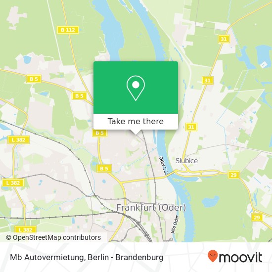 Mb Autovermietung map