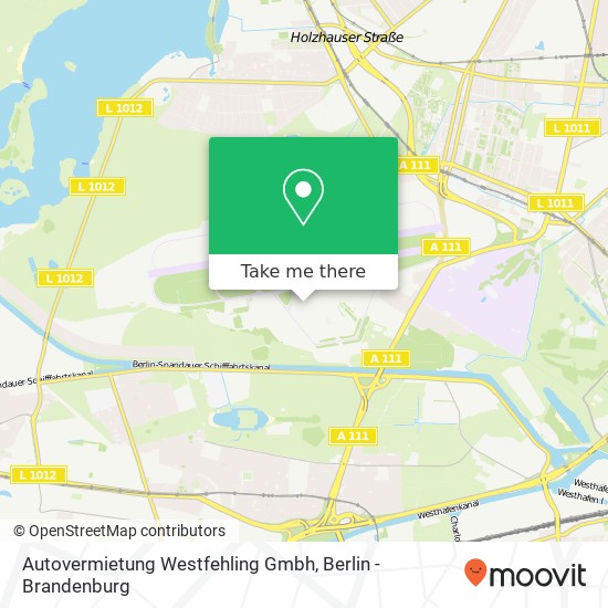 Autovermietung Westfehling Gmbh map