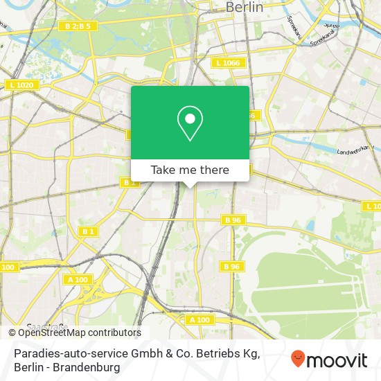 Paradies-auto-service Gmbh & Co. Betriebs Kg map