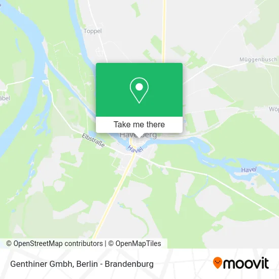Genthiner Gmbh map