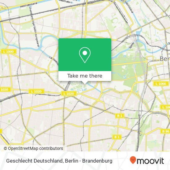 Geschlecht Deutschland map