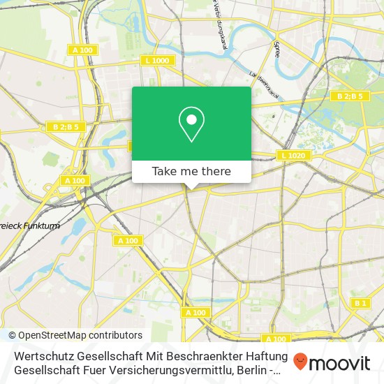 Wertschutz Gesellschaft Mit Beschraenkter Haftung Gesellschaft Fuer Versicherungsvermittlu map