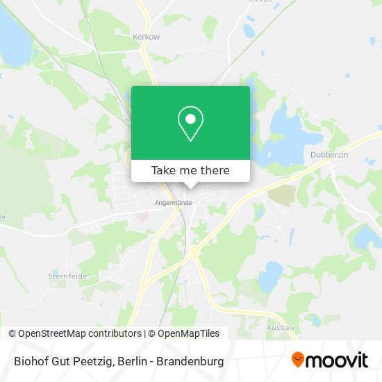 Biohof Gut Peetzig map