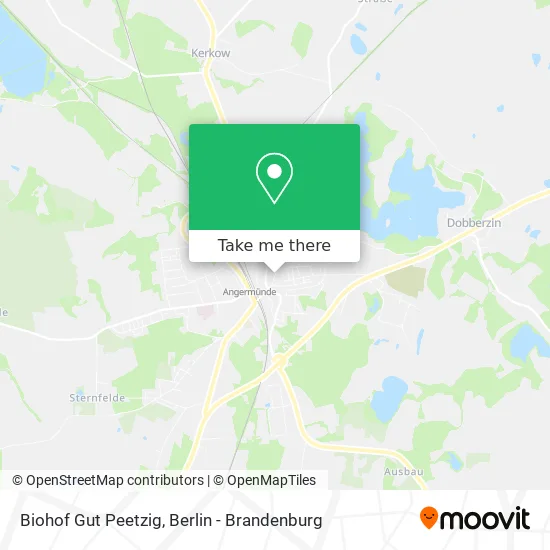 Biohof Gut Peetzig map