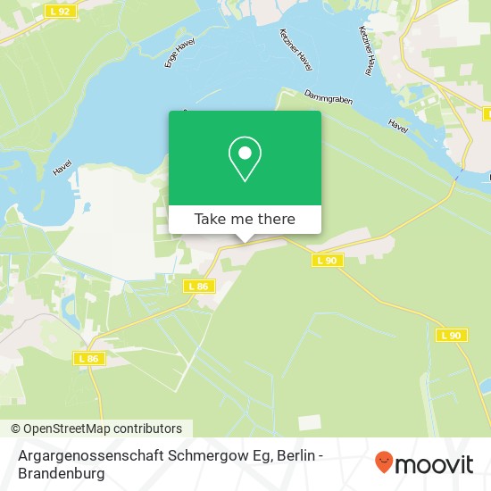 Карта Argargenossenschaft Schmergow Eg