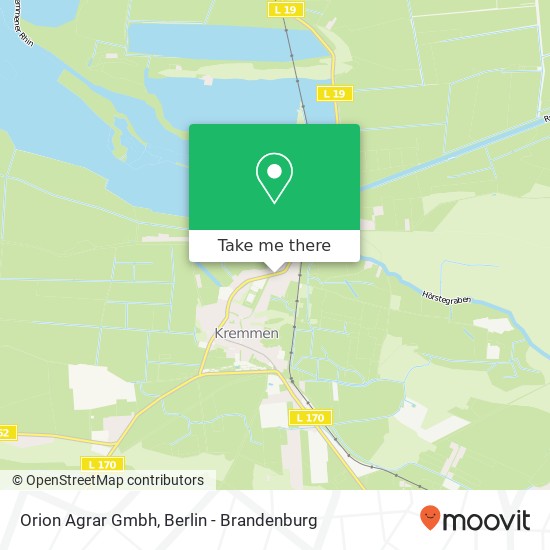 Orion Agrar Gmbh map