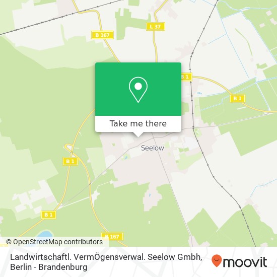 Landwirtschaftl. VermÖgensverwal. Seelow Gmbh map