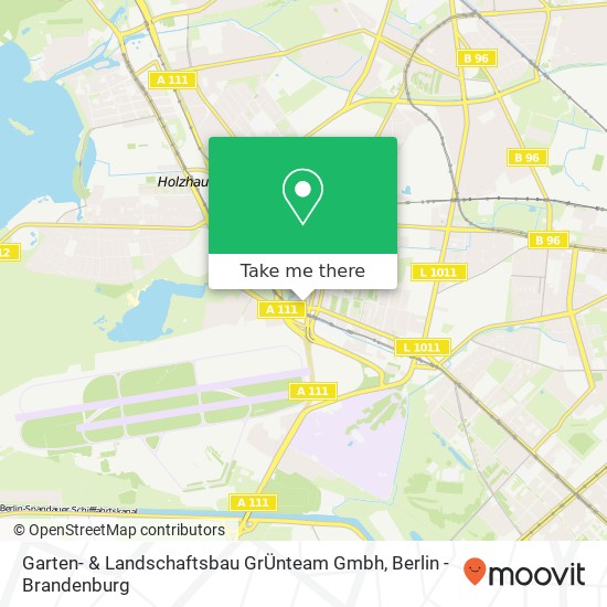 Карта Garten- & Landschaftsbau GrÜnteam Gmbh