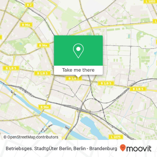 Карта Betriebsges. StadtgÜter Berlin