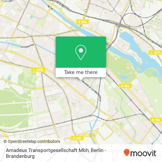 Amadeus Transportgesellschaft Mbh map