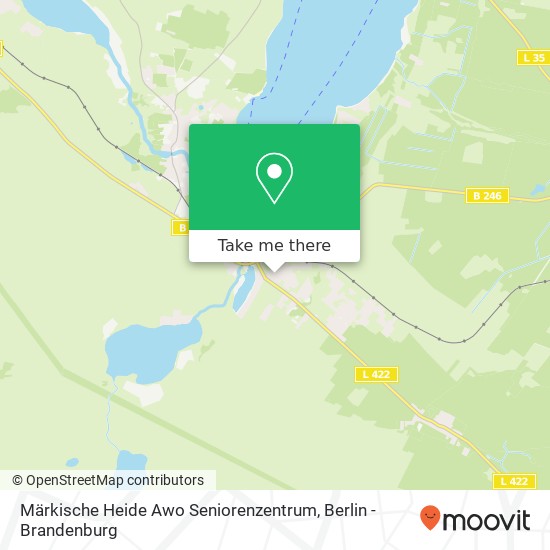 Märkische Heide Awo Seniorenzentrum map