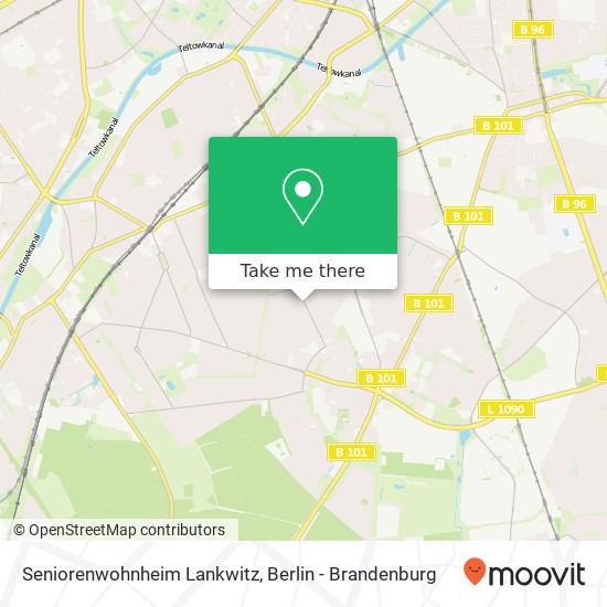 Карта Seniorenwohnheim Lankwitz