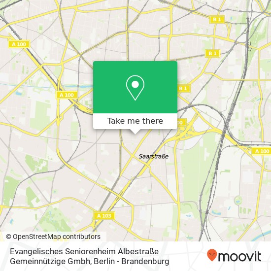 Evangelisches Seniorenheim Albestraße Gemeinnützige Gmbh map