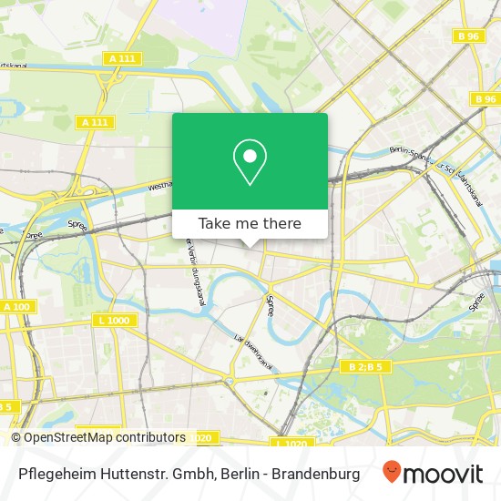 Pflegeheim Huttenstr. Gmbh map
