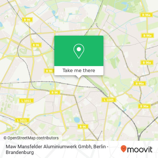 Maw Mansfelder Aluminiumwerk Gmbh map