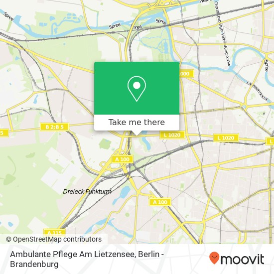 Ambulante Pflege Am Lietzensee map