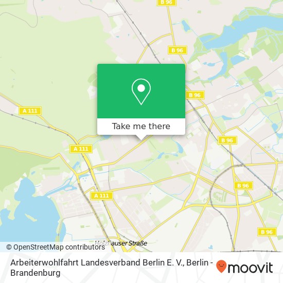 Карта Arbeiterwohlfahrt Landesverband Berlin E. V.