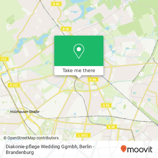 Diakonie-pflege Wedding Ggmbh map