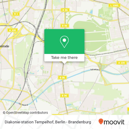 Diakonie-station Tempelhof map