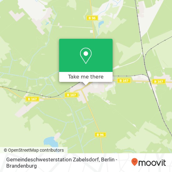 Gemeindeschwesterstation Zabelsdorf map