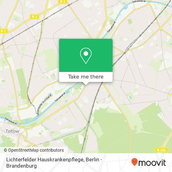 Lichterfelder Hauskrankenpflege map