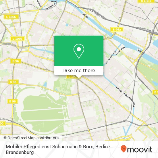 Mobiler Pflegedienst Schaumann & Born map