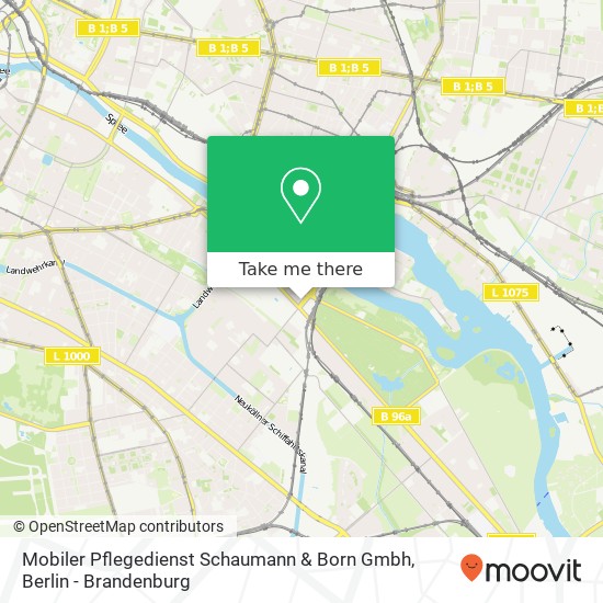 Mobiler Pflegedienst Schaumann & Born Gmbh map