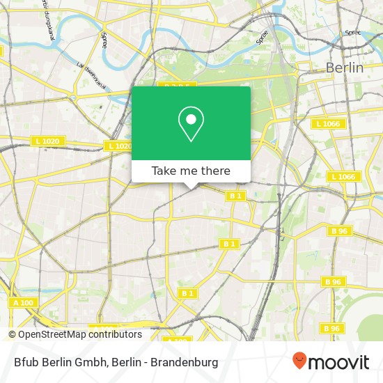 Bfub Berlin Gmbh map