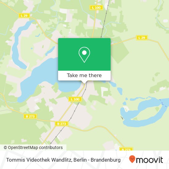 Tommis Videothek Wandlitz map