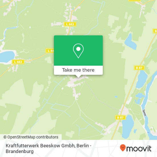 Kraftfutterwerk Beeskow Gmbh map