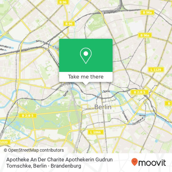 Apotheke An Der Charite Apothekerin Gudrun Tomschke map