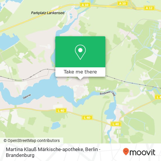 Карта Martina Klauß Märkische-apotheke