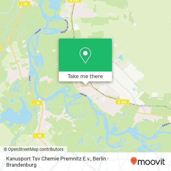 Kanusport Tsv Chemie Premnitz E.v. map