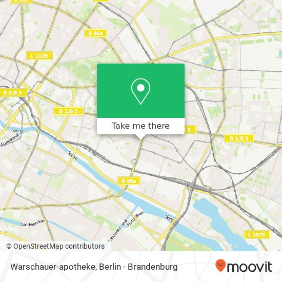 Warschauer-apotheke map