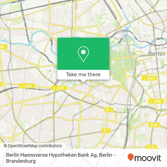 Berlin Hannoverse Hypotheken Bank Ag map