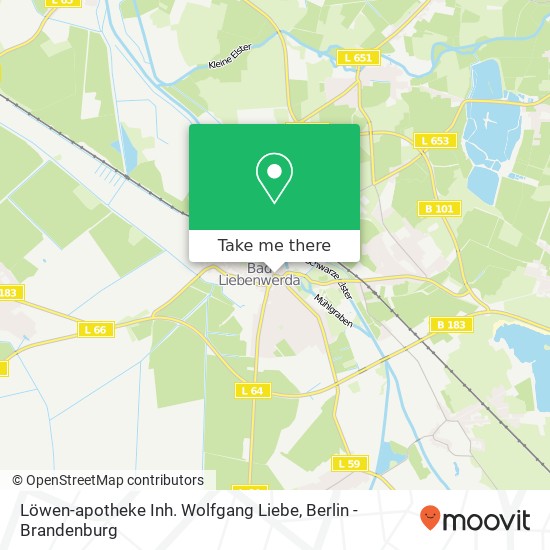 Карта Löwen-apotheke Inh. Wolfgang Liebe