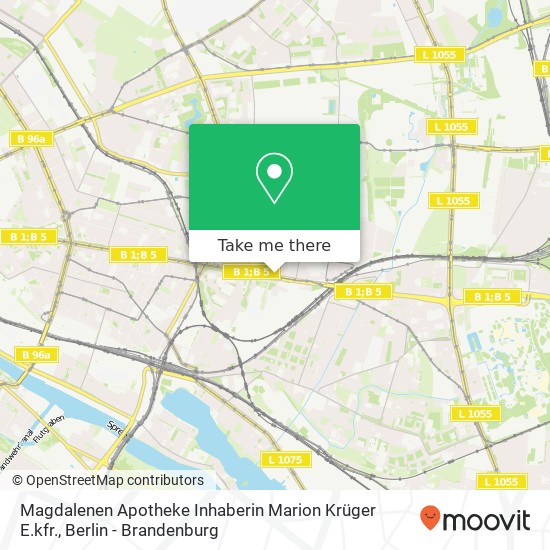 Magdalenen Apotheke Inhaberin Marion Krüger E.kfr. map