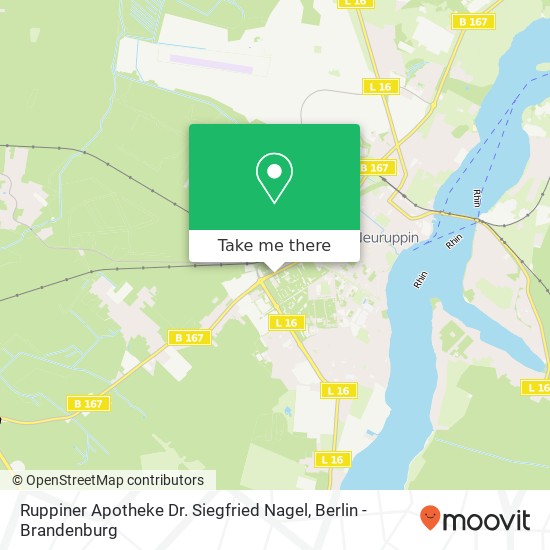 Ruppiner Apotheke Dr. Siegfried Nagel map