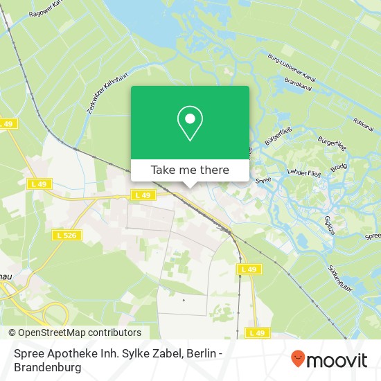 Spree Apotheke Inh. Sylke Zabel map