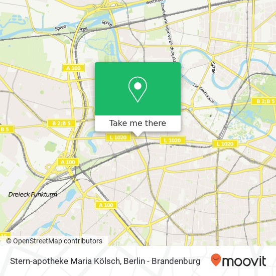 Stern-apotheke Maria Kölsch map