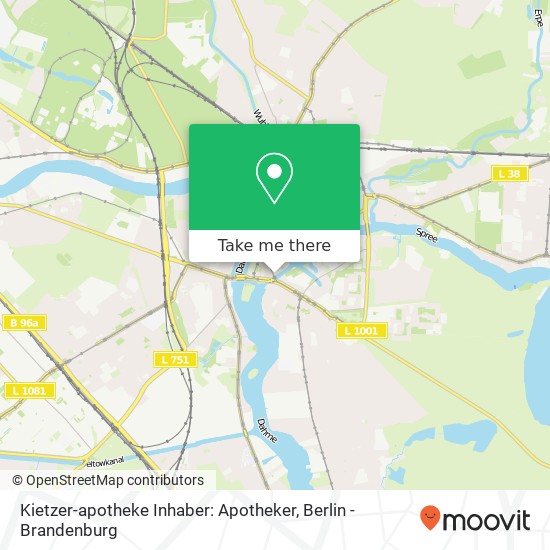 Kietzer-apotheke Inhaber: Apotheker map