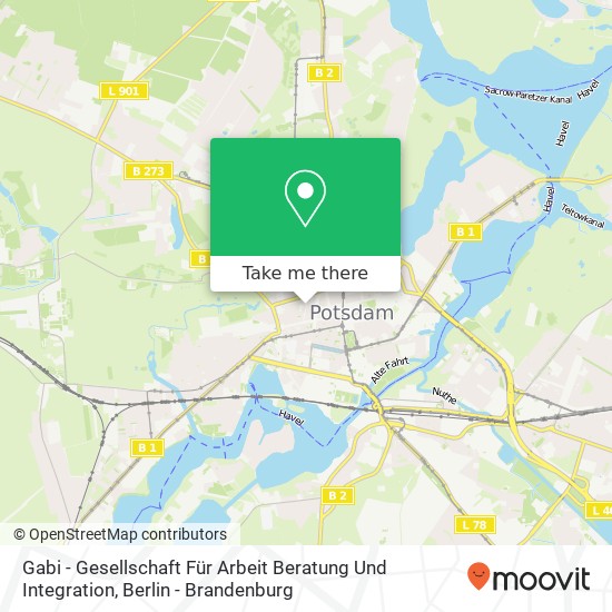 Gabi - Gesellschaft Für Arbeit Beratung Und Integration map