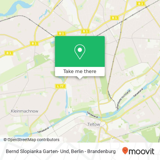 Карта Bernd Slopianka Garten- Und