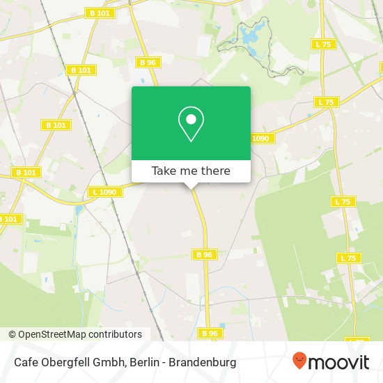 Cafe Obergfell Gmbh map