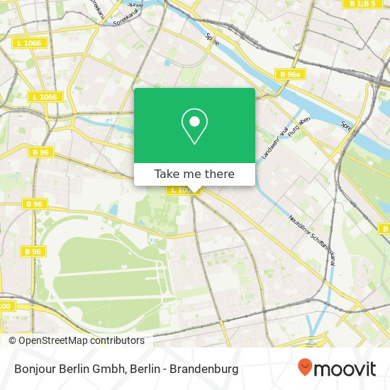 Карта Bonjour Berlin Gmbh