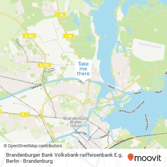 Brandenburger Bank Volksbank-raiffeisenbank E.g map