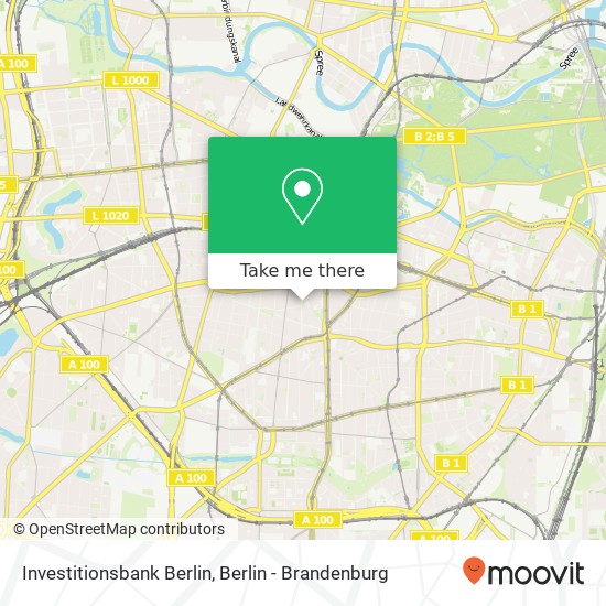 Investitionsbank Berlin map