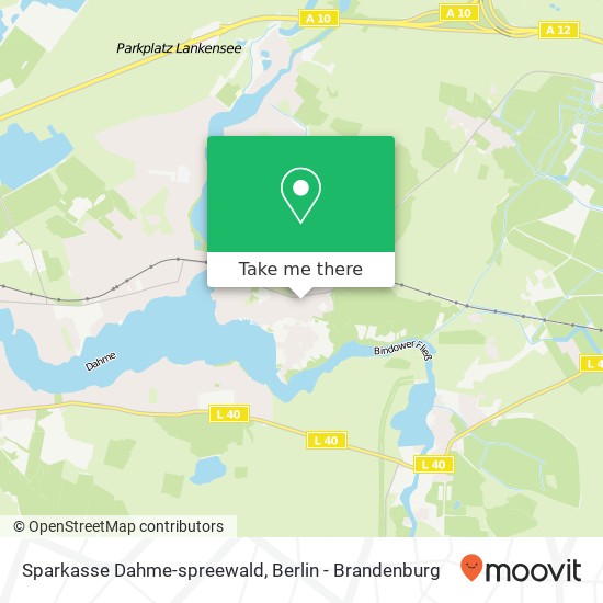 Sparkasse Dahme-spreewald map