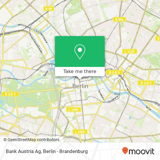 Bank Austria Ag map