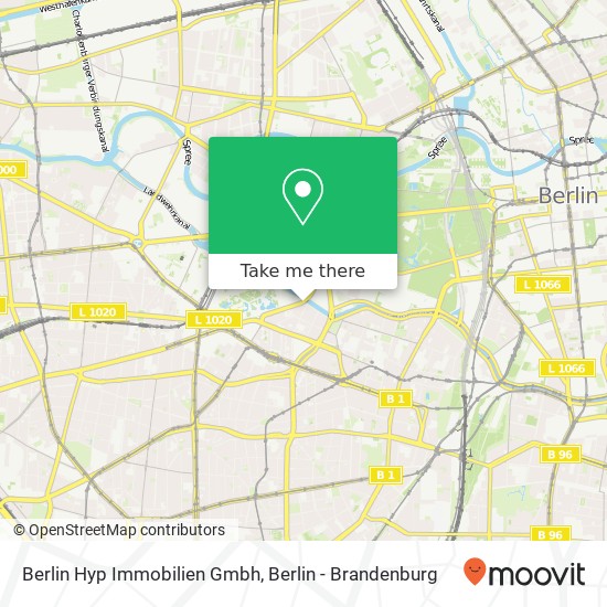 Карта Berlin Hyp Immobilien Gmbh